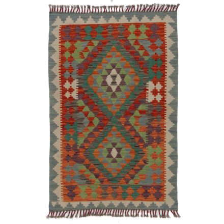 Kelim rug Chobi 136x88 hand woven Afghan Kelim rug