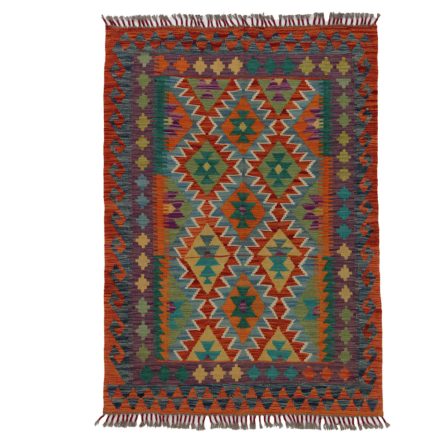 Kelim rug Chobi 144x106 hand woven Afghan Kelim rug