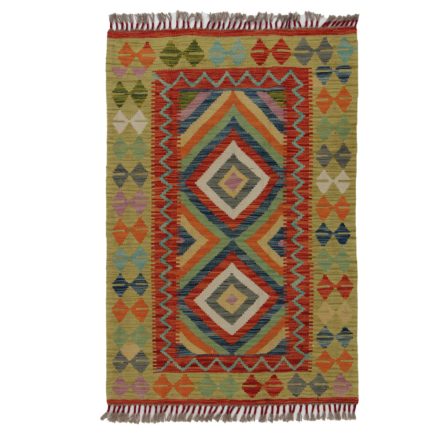 Kelim rug Chobi 128x87 hand woven Afghan Kelim rug