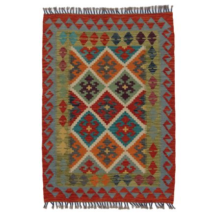 Kelim rug Chobi 142x103 hand woven Afghan Kelim rug