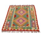 Kilim rug Chobi 122x83 hand woven Afghan Kilim rug
