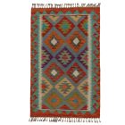 Kilim rug Chobi 123x79 hand woven Afghan Kilim rug