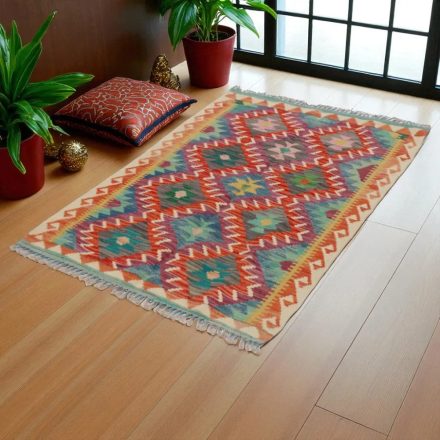 Kelim rug Chobi 98x161 hand woven Afghan Kelim rug