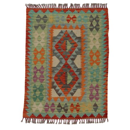 Kelim rug Chobi 123x94 hand woven Afghan Kelim rug