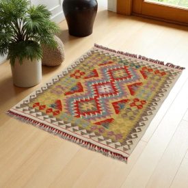 Kilim rug Chobi 87x122 hand woven Afghan Kilim rug