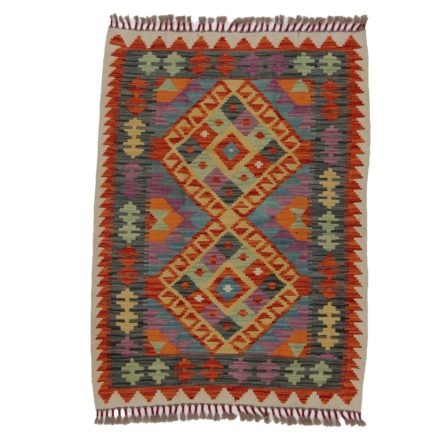 Kelim rug Chobi 117x87 hand woven Afghan Kelim rug