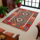 Kilim rug Chobi 89x125 hand woven Afghan Kilim rug