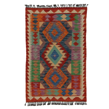 Kelim rug Chobi 126x80 hand woven Afghan Kelim rug