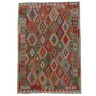 Vintage Kilim rug Chobi 253x179 hand woven Afghan Kilim rug