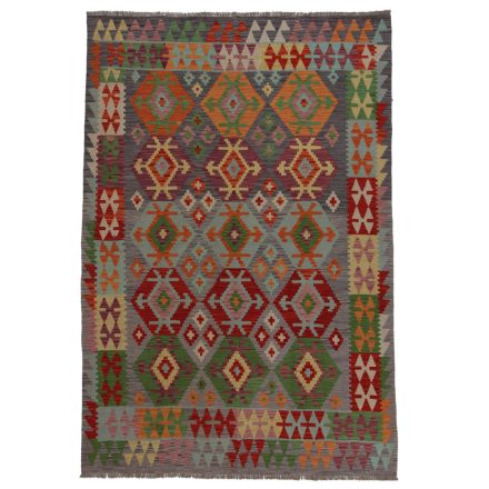 Kelim rug Chobi 257x176 hand woven Afghan Kelim rug