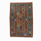 Vintage Kilim rug Chobi 211x302 handmade Afghan Kilim rug