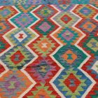Vintage Kilim rug Chobi 211x302 handmade Afghan Kilim rug