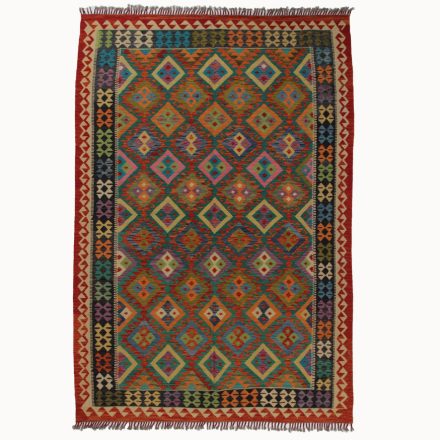 Kelim rug Chobi 204x298 handmade Afghan Kelim rug