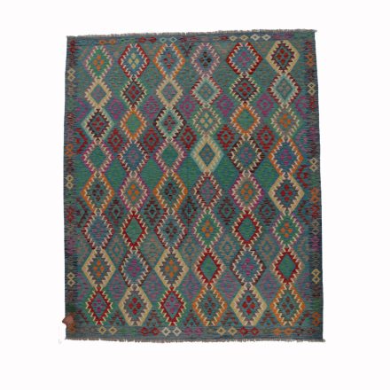 Kelim rug Chobi 261x304 handmade Afghan Kelim rug