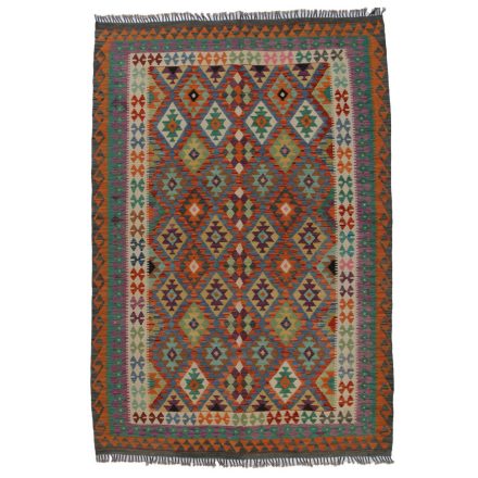 Kelim rug Chobi 203x294 handmade Afghan Kelim rug