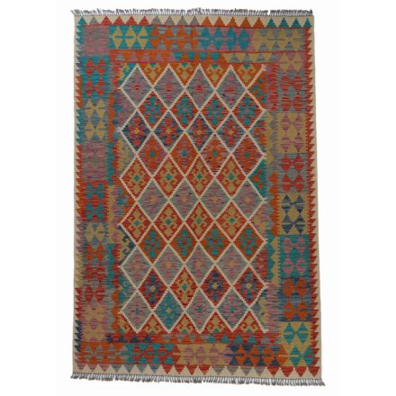 Kelim rug Chobi 201x294 handmade Afghan Kelim rug