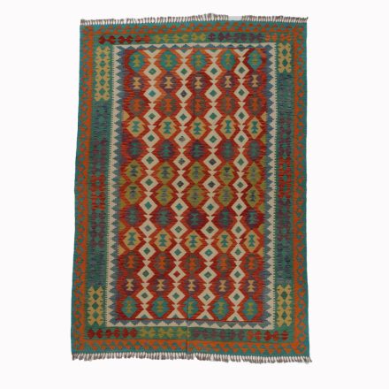 Kelim rug Chobi 204x294 handmade Afghan Kelim rug