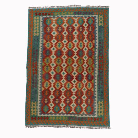 Handmade Kelim rug Chobi 204x294 Afghan Kelim rug to living room