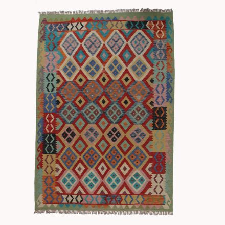 Kelim rug Chobi 205x293 handmade Afghan Kelim rug