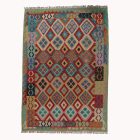 Hand woven Kilim rug Chobi 205x293 Afghan Kilim rug to living room