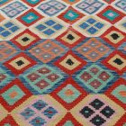 Hand woven Kilim rug Chobi 205x293 Afghan Kilim rug to living room