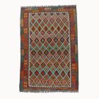 Hand woven Kilim rug Chobi 209x303 Afghan Kilim rug to living room