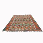 Hand woven Kilim rug Chobi 209x303 Afghan Kilim rug to living room