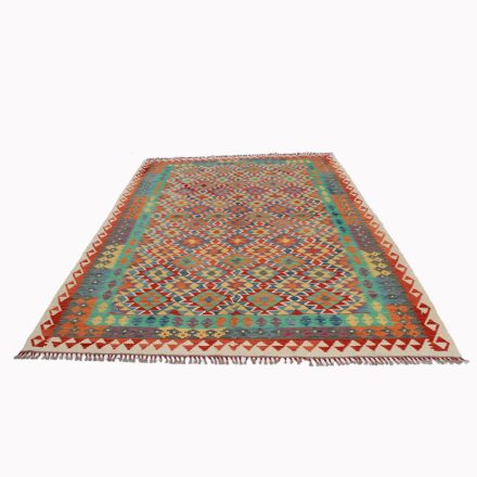Kelim rug Chobi 203x303 handmade Afghan Kelim rug
