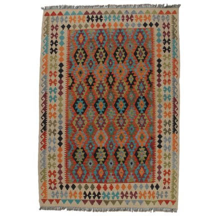 Kelim rug Chobi 205x288 handmade Afghan Kelim rug