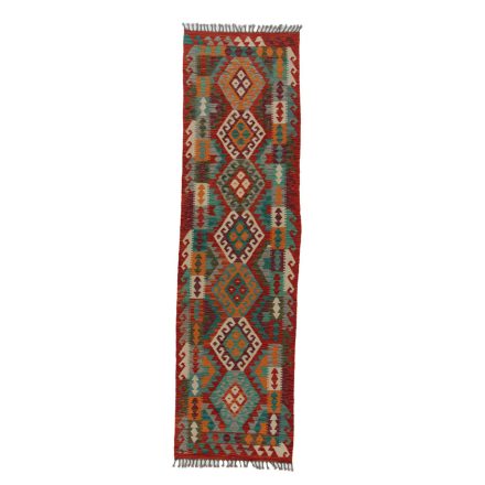 Kelim rug Chobi 82x291 handmade Afghan Kelim rug