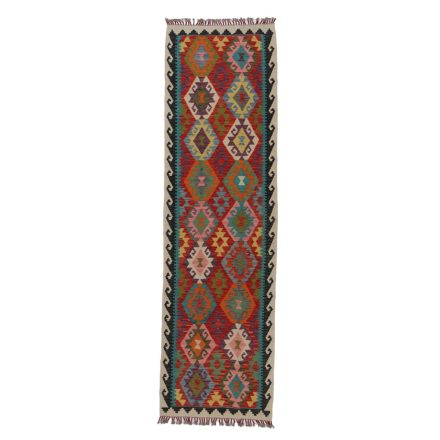 Kelim rug Chobi 84x288 handmade Afghan Kelim rug