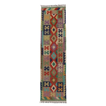 Kelim rug Chobi 81x294 handmade Afghan Kelim rug