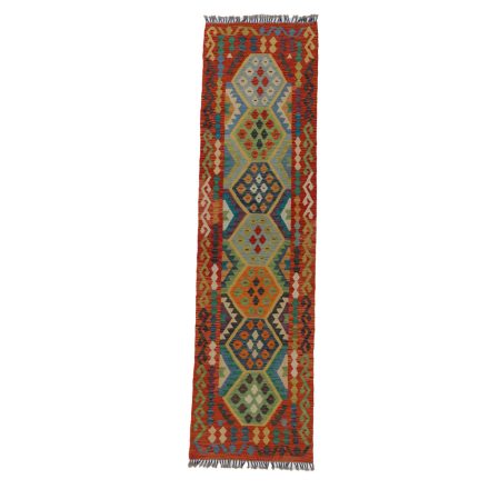 Kelim rug Chobi 82x299 handmade Afghan Kelim rug