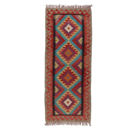 Kelim rug Chobi 71x188 hand woven Afghan Kelim rug