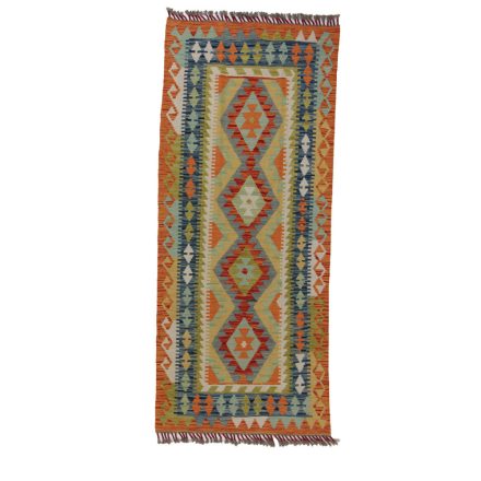 Kelim rug Chobi 86x201 handmade Afghan Kelim rug