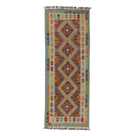 Kelim rug Chobi 75x195 hand woven Afghan Kelim rug