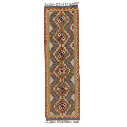 Kelim rug Chobi 66x215 hand woven Afghan Kelim rug