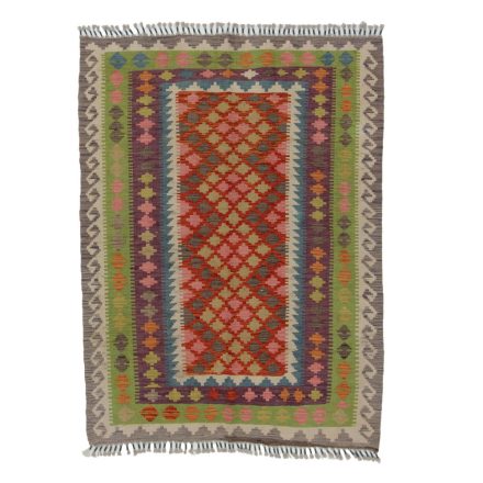 Kelim rug Chobi 126x168 hand woven Afghan Kelim rug