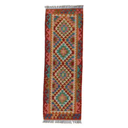 Kelim rug Chobi 68x199 hand woven Afghan Kelim rug
