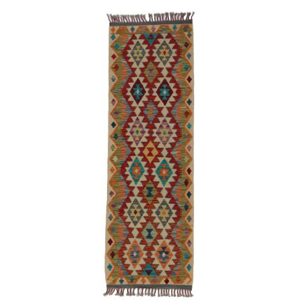 Kelim rug Chobi 65x198 hand woven Afghan Kelim rug