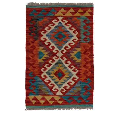 Kelim rug Chobi 90x60 hand woven Afghan Kelim rug