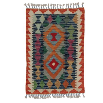 Kelim rug Chobi 86x58 hand woven Afghan Kelim rug