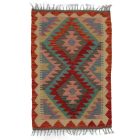 Kilim rug Chobi 91x62 hand woven Afghan Kilim rug