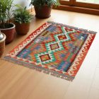 Chobi Kilim rug 126x88 handmade afghan wool kilim rug