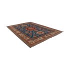Kazak oriental rug 253x357 handmade carpet for living room