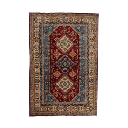 Kazak oriental rug 192x288 handmade carpet for living room