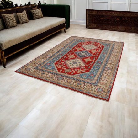 Kazak oriental rug 192x288 handmade carpet for living room