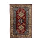 Kazak oriental rug 192x288 handmade carpet for living room