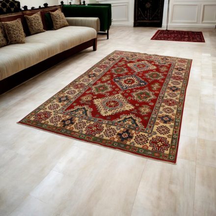Kazak rug 166x280 handmade oriental carpet for living room