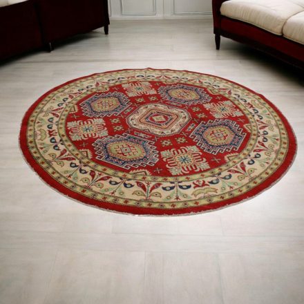 Kazak round rug 202x200 handmade carpet